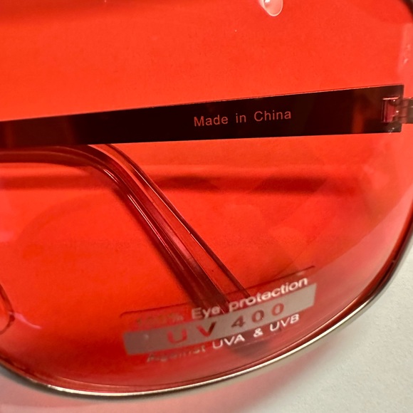 Tyler Durden Sunglasses Shades Fight Club NEW Oliver Peoples 523 Brad Pitt Red - Picture 5 of 16